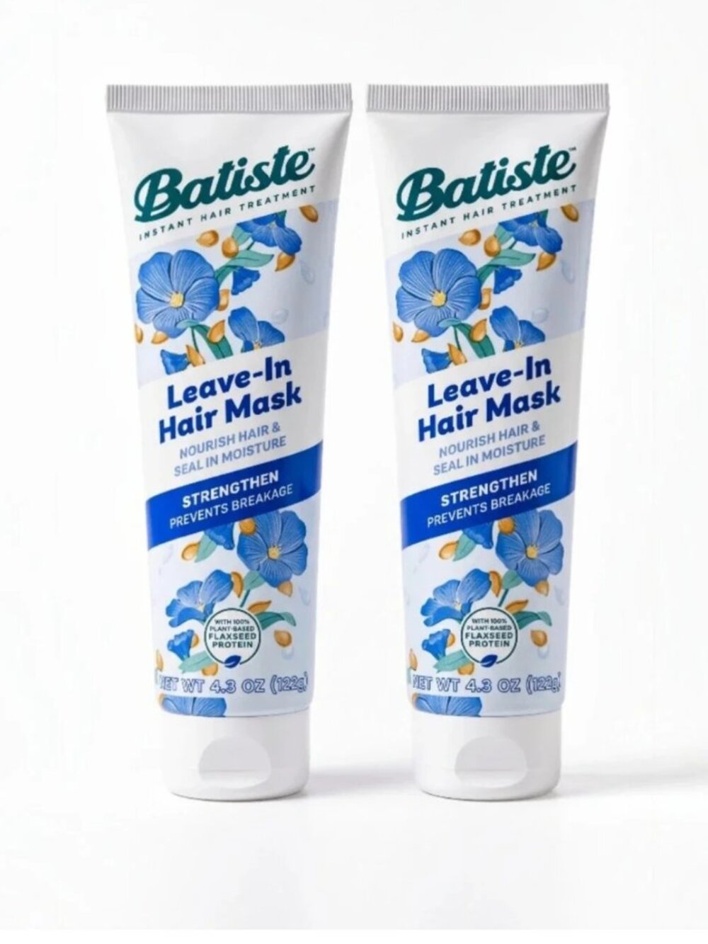 Lot of 2 Batiste Leave-In Hair Mask, 4.3 oz. - STRENGTHEN Prevents Breakage